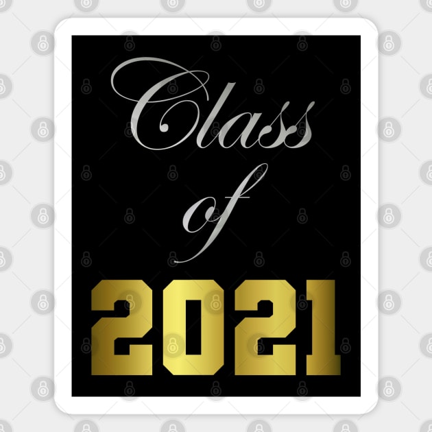 Class Of 2021 Magnet by Mindseye222